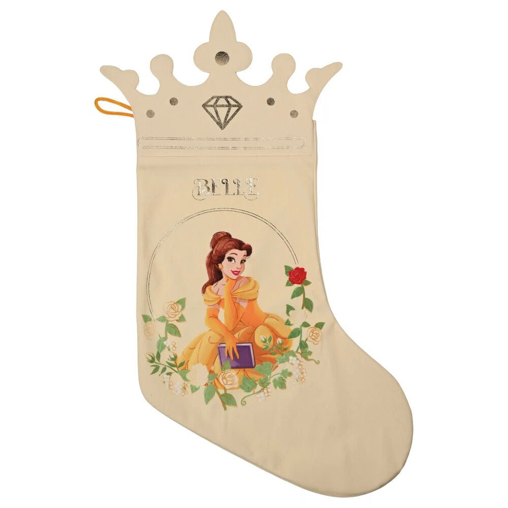 Calcetín navideño de Bella de La Bella y la Bestia Disney