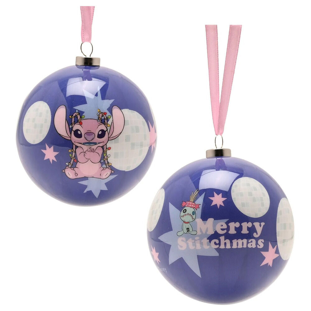 Set de cuatro bolas de Navidad de Stitch Disney en un árbol - 2