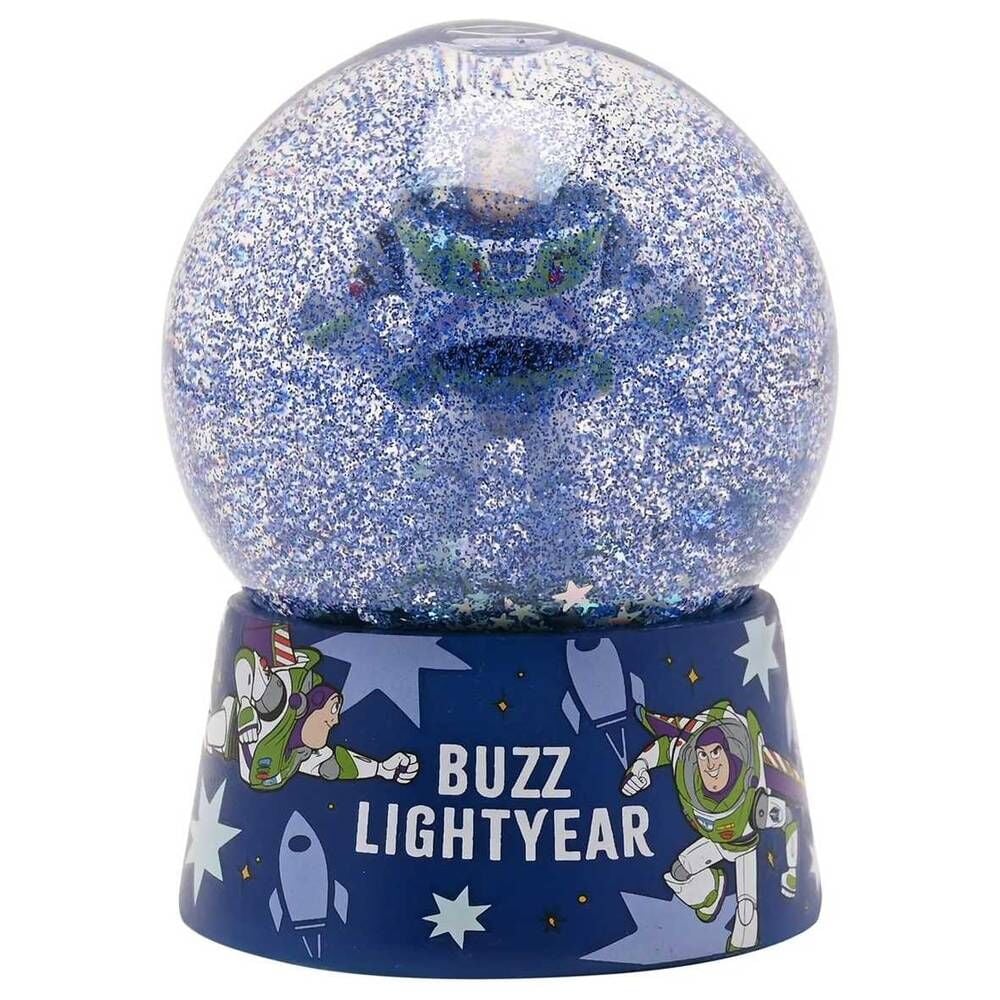 Bola de nieve de Buzz Lightyear de Toy Story con base azul decorada - 3