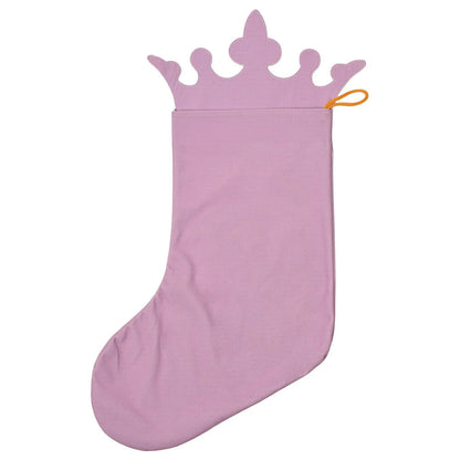 Calcetín navideño lila de Jasmine Disney Aladdin con corona y flores - 3