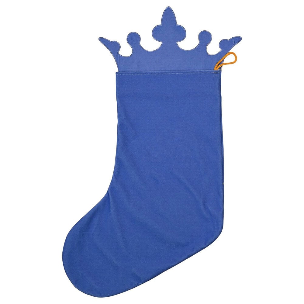 Calcetín de Navidad azul de Blancanieves Disney con detalles dorados - 3