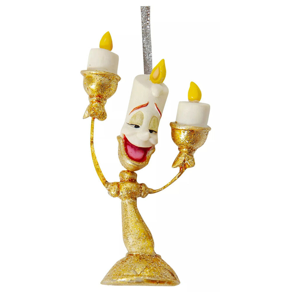 Set de cuatro adornos navideños Disney de La Bella y la Bestia - 4