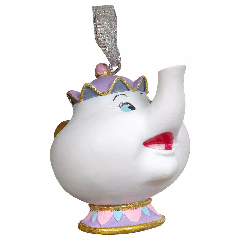 Set de cuatro adornos navideños Disney de La Bella y la Bestia - 5