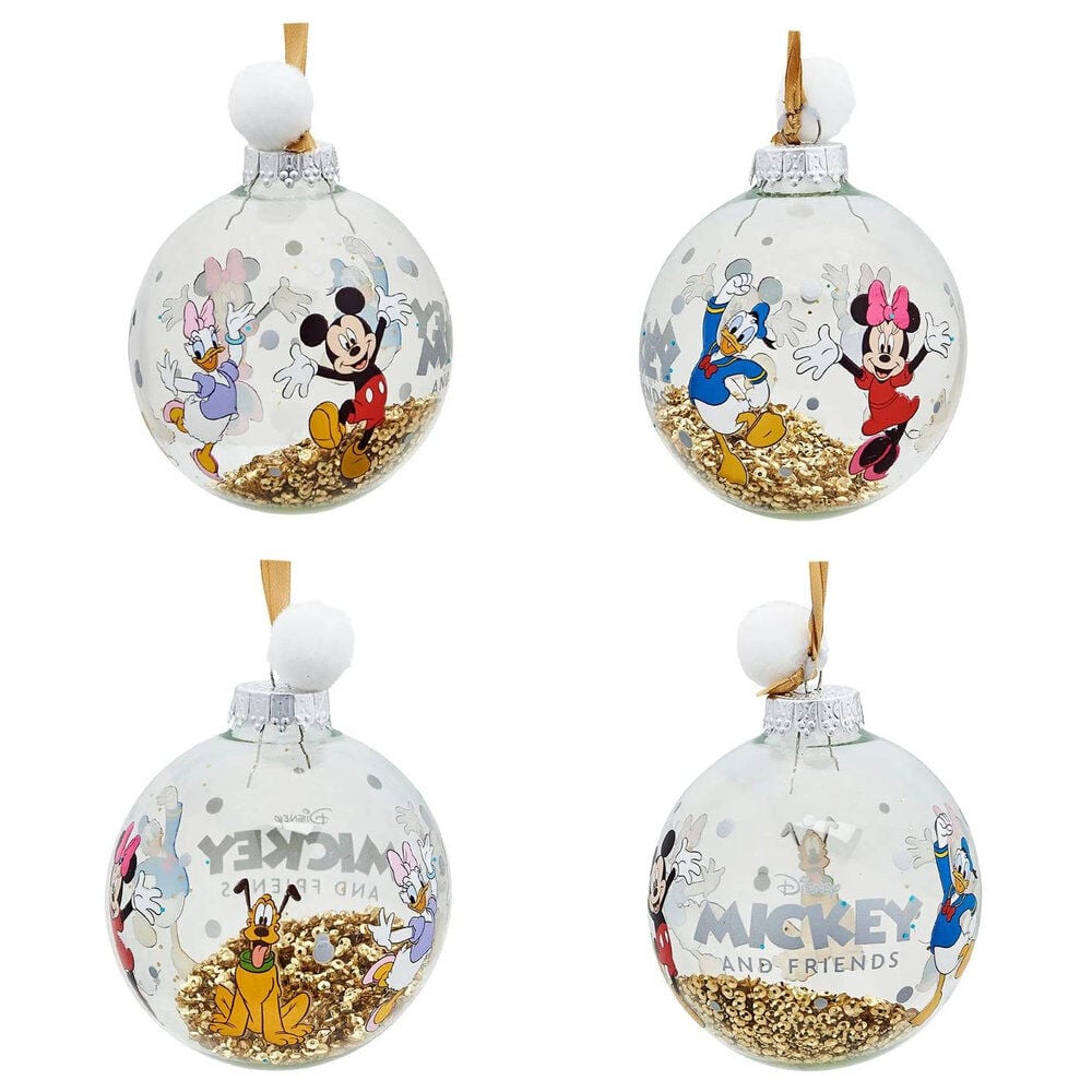 Set de 7 bolas de Navidad Disney Mickey and Friends - 5