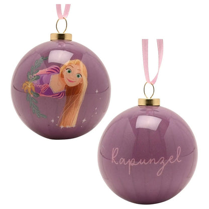 Set de 12 bolas de Navidad Disney Princesas de colores pastel - 5