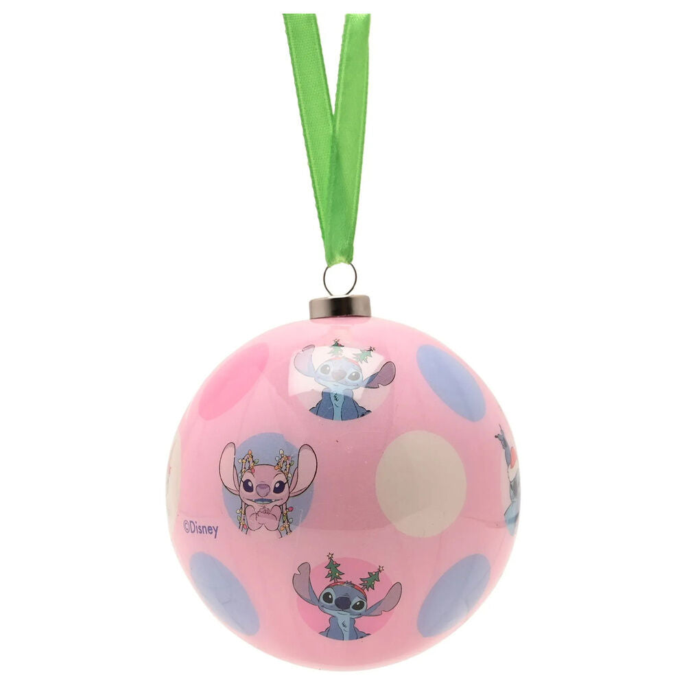 Set de cuatro bolas de Navidad de Stitch Disney en un árbol - 5
