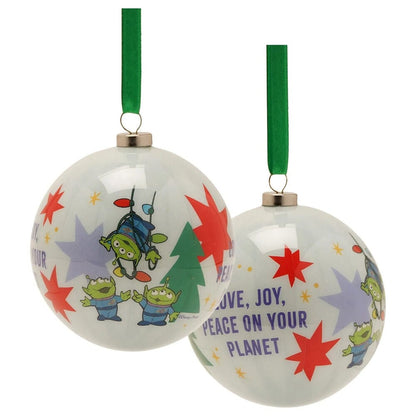 Set de cuatro bolas de Navidad Toy Story Disney Pixar en un árbol - 5