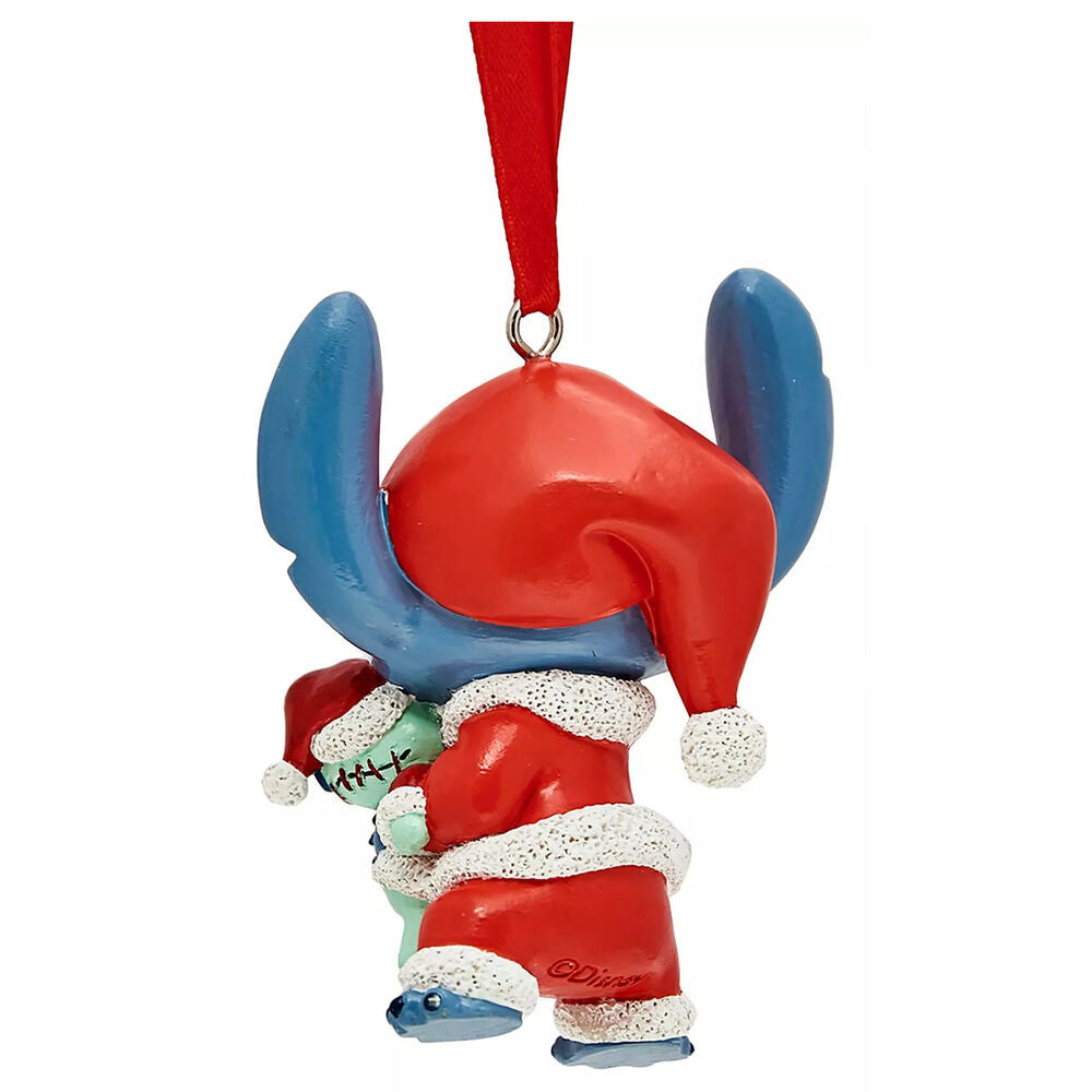 Adorno navideño de Stitch Disney vestido de Papá Noel - 2