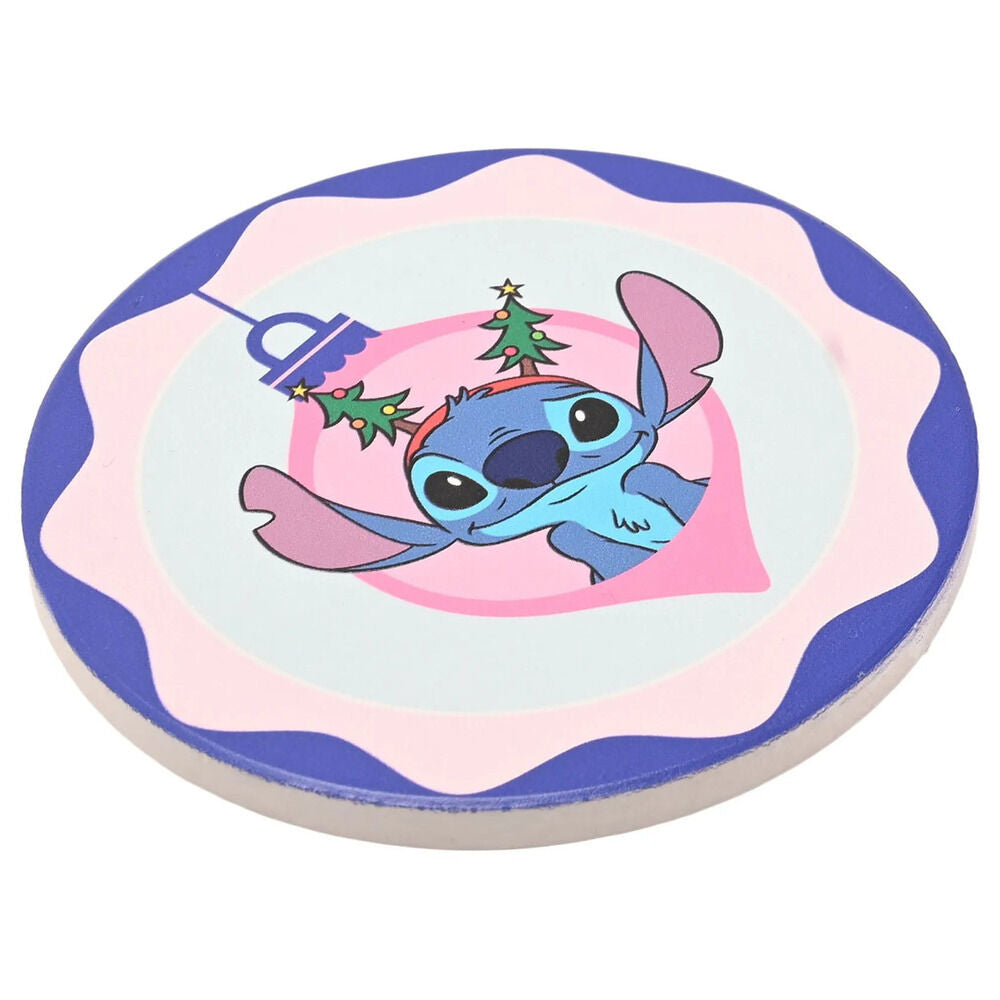 Set de taza y posavasos de cerámica con diseño de Stitch Disney - 3