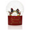 Bola de nieve navideña Disney con Mickey y Minnie Kisses
