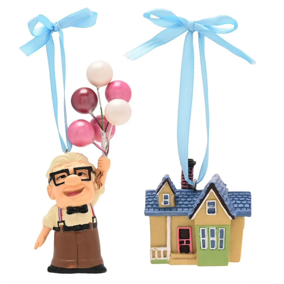 Set de adornos navideños de Up con Carl y la casa