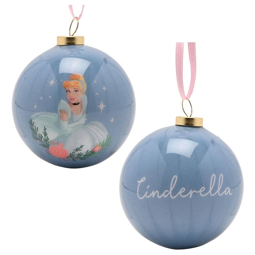 Set de 12 bolas de Navidad Disney Princesas de colores pastel - 6