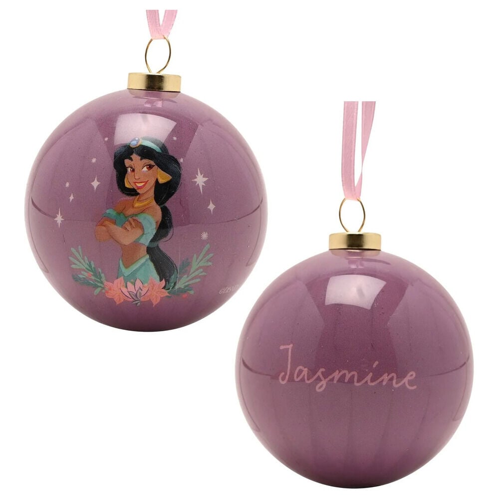 Set de 12 bolas de Navidad Disney Princesas de colores pastel - 8