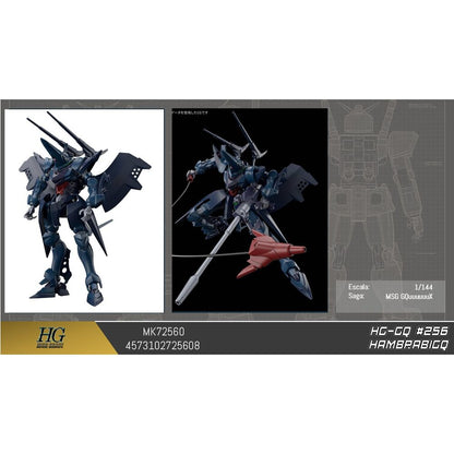 Maqueta HG 1/144 Hambrabi azul de Gundam GQuuuuuuX - 2