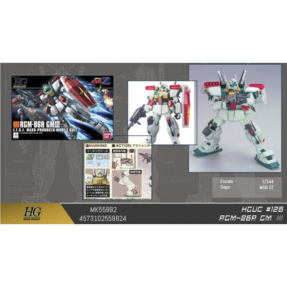 Maqueta HGUC 1/144 RGM-86R GM III de Gundam ZZ con rifle y escudo - 2