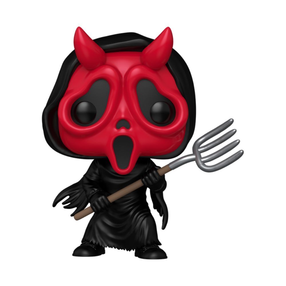 Figura Funko POP! Devil Ghost Face con máscara roja, cuernos y tridente - 2