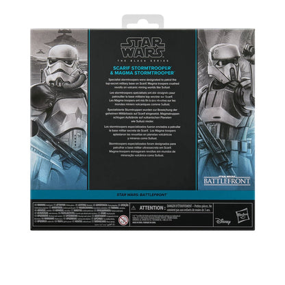 Set de dos figuras Star Wars Battlefront Scarif y Magma Stormtrooper de 15 cm - 17