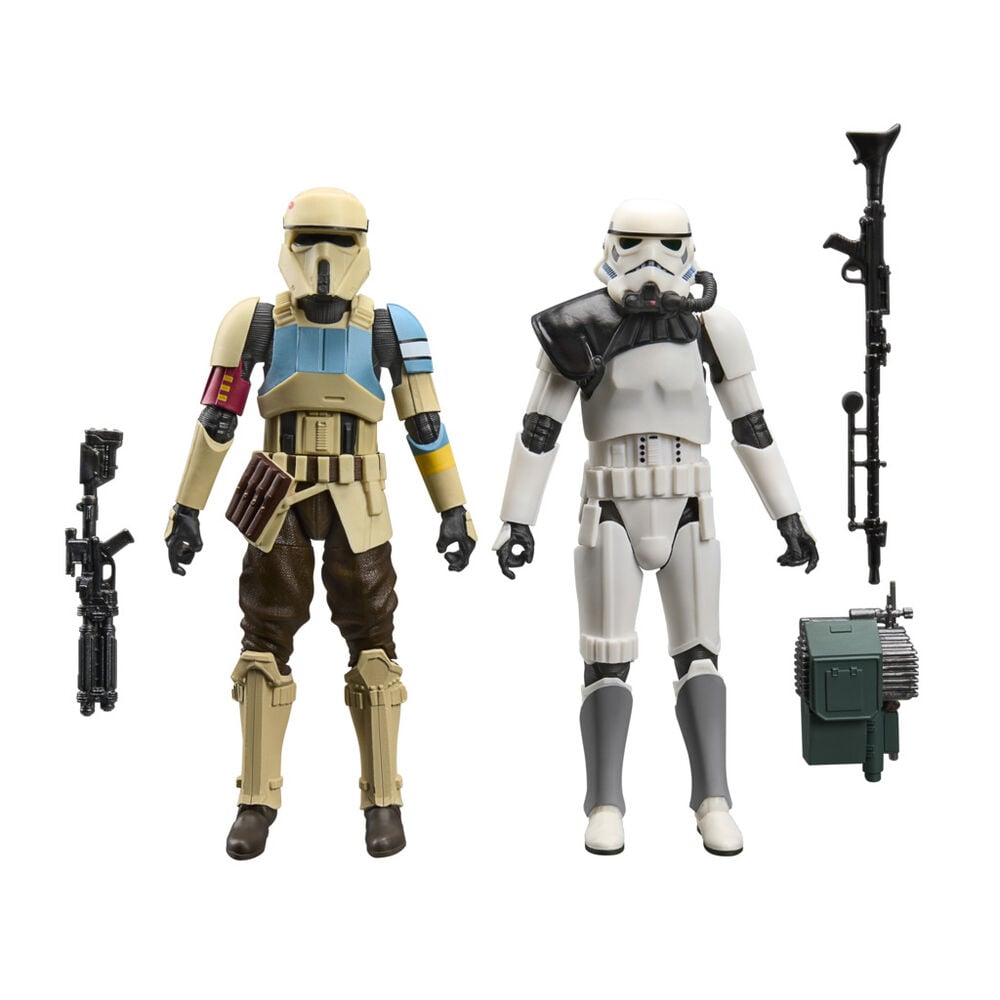 Set de dos figuras Star Wars Battlefront Scarif y Magma Stormtrooper de 15 cm