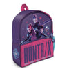 Mochila HUNTRIX de KPop Demon Hunters en tonos morados y rosas