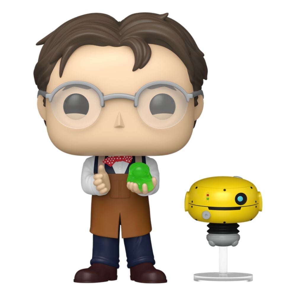 Figura Funko POP! Disney de Professor Brainard con Weebo de Flubber - 2