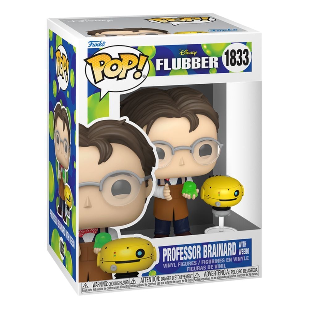 Figura Funko POP! Disney de Professor Brainard con Weebo de Flubber