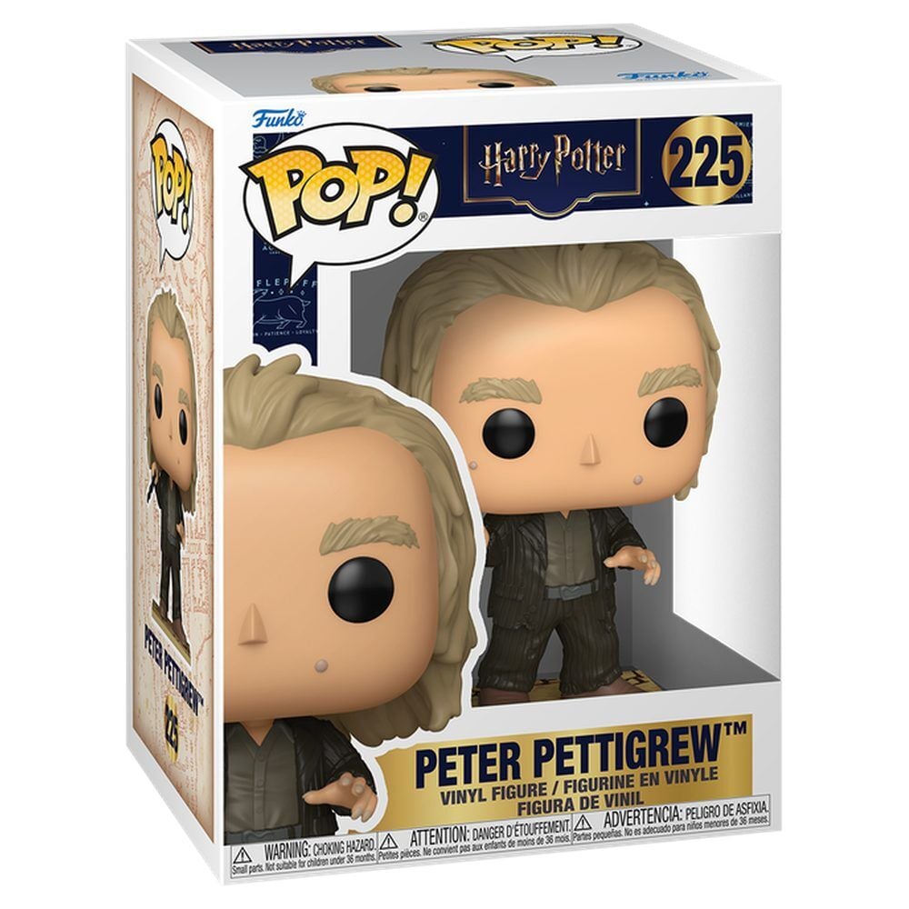 Figura Funko POP! de Peter Pettigrew en caja Harry Potter