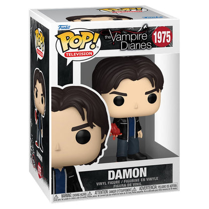 Figura Funko POP de Damon Salvatore de The Vampire Diaries en caja