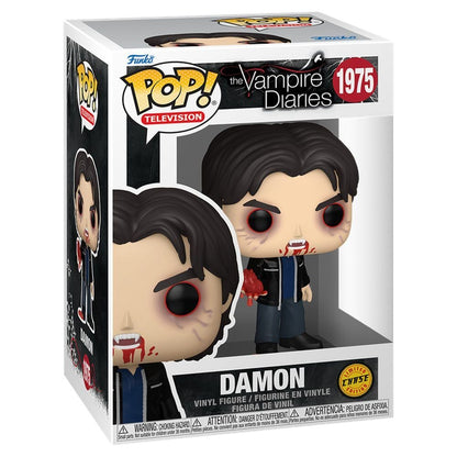 Figura Funko POP! Chase de Damon Salvatore de The Vampire Diaries en caja