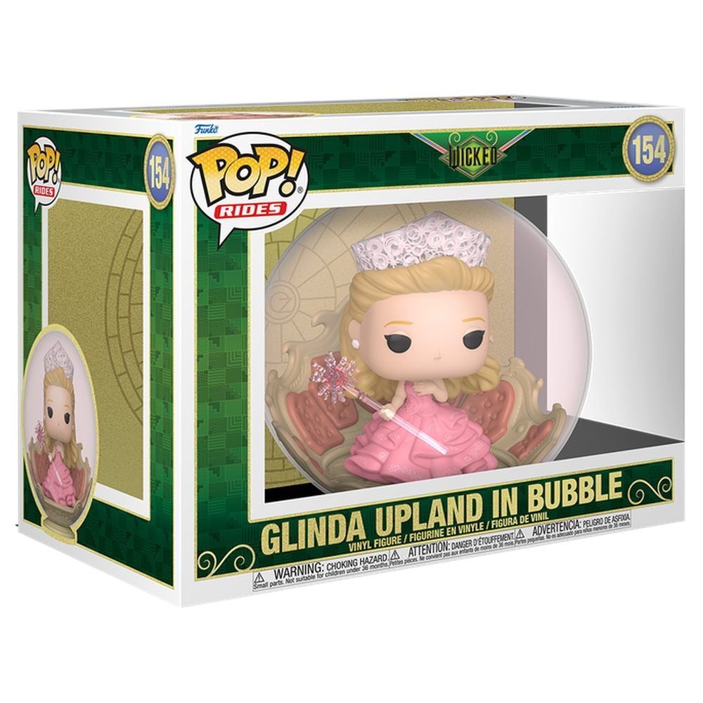 Figura Funko POP Rides de Glinda Upland en Bubble de Wicked