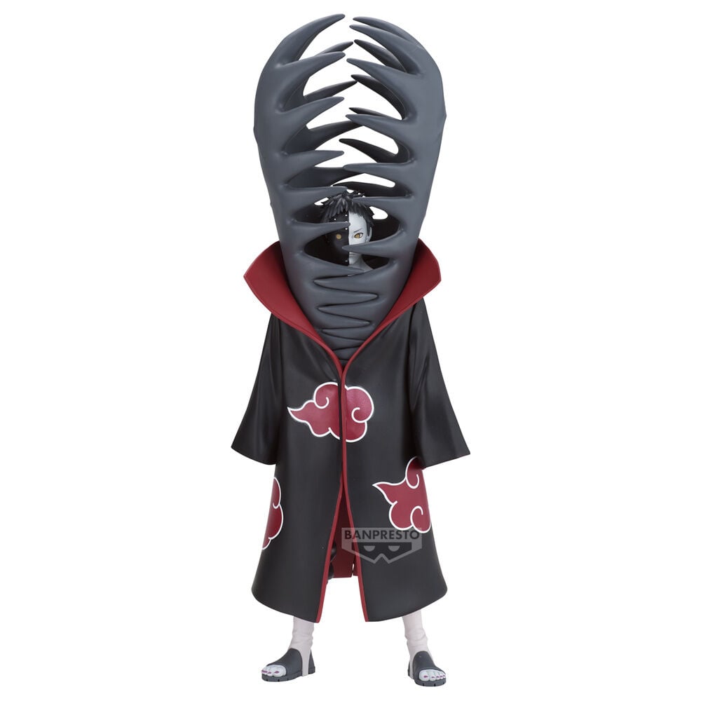 Figura de Zetsu de Naruto Shippuden con capa negra y nubes rojas