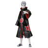Figura de Pain de Naruto Shippuden con capa negra y nubes rojas