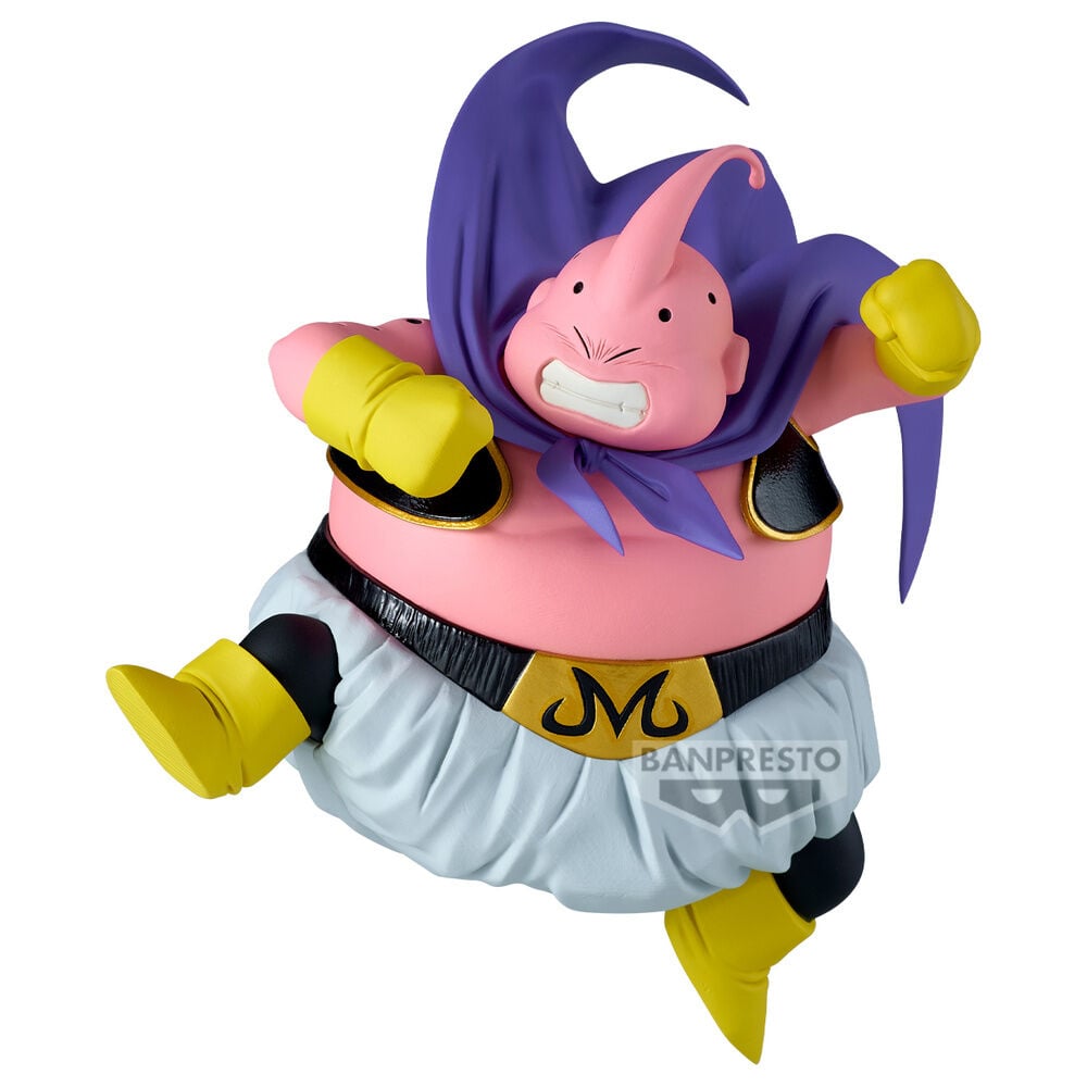 Figura de Majin Buu de Dragon Ball Z en pose dinámica