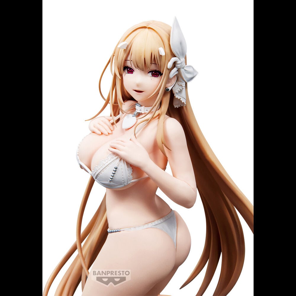 Figura de Viper Cord Reel de Goddess of Victory: NIKKE, con melena rubia y atuendo blanco - 2