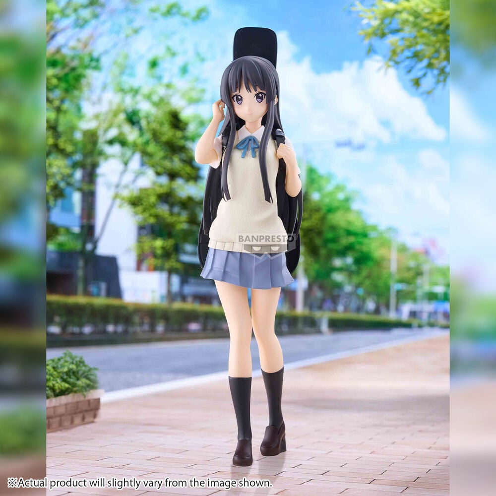 Figura Banpresto de Mio Akiyama de K-ON!! con uniforme escolar - 2