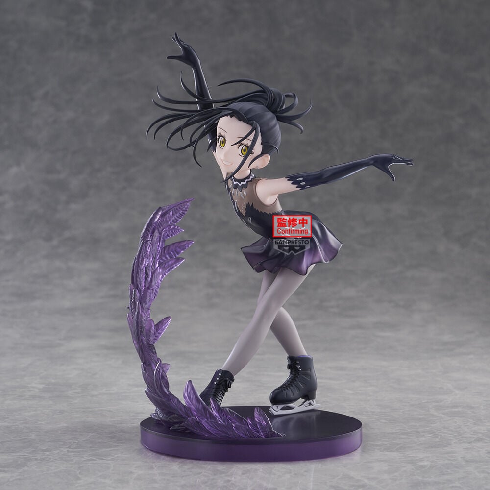Figura de Hikaru Kamisaki de Medalist con efecto de alas heladas moradas - 2