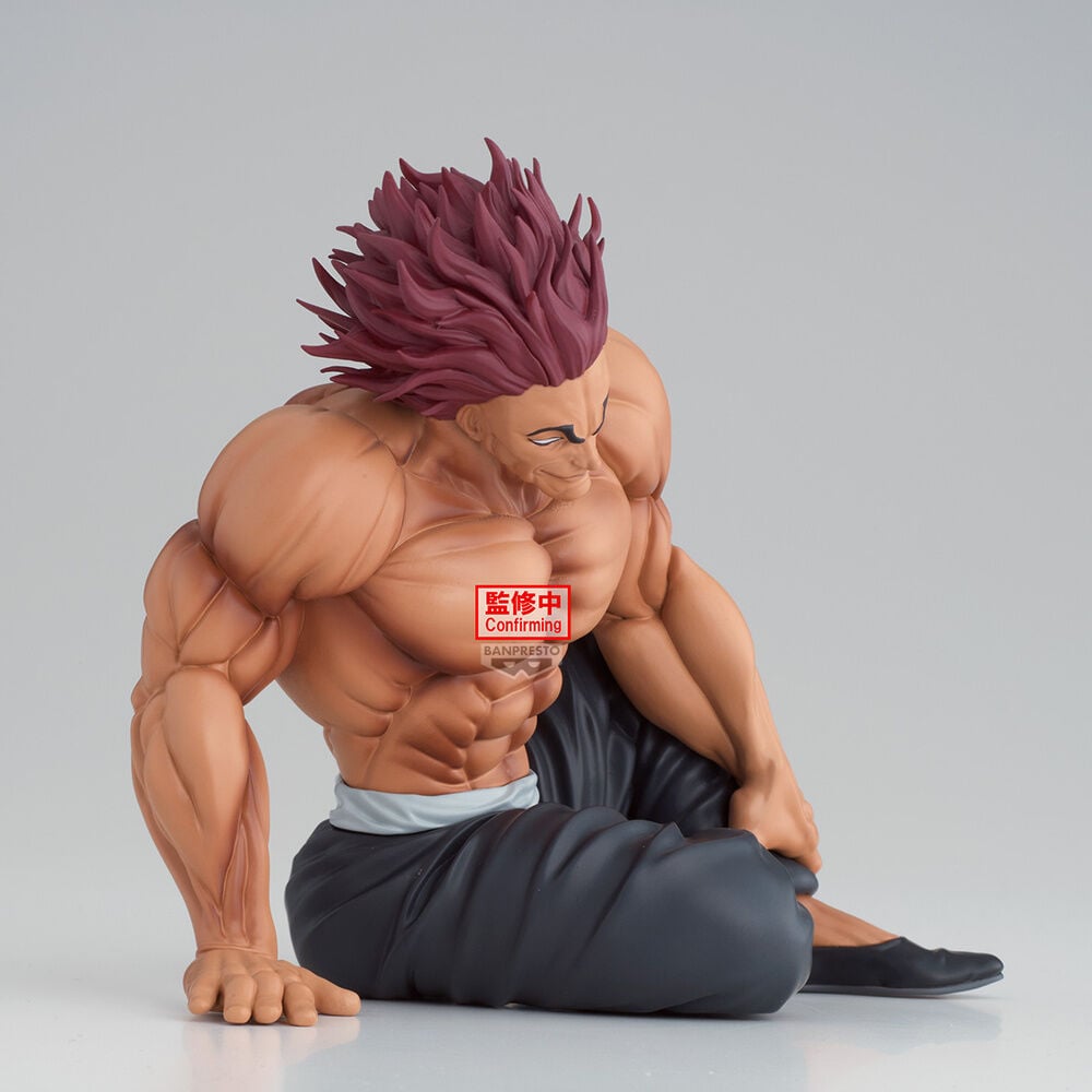 Figura de Yujiro Hanma de Baki sentado, 12 cm - 2
