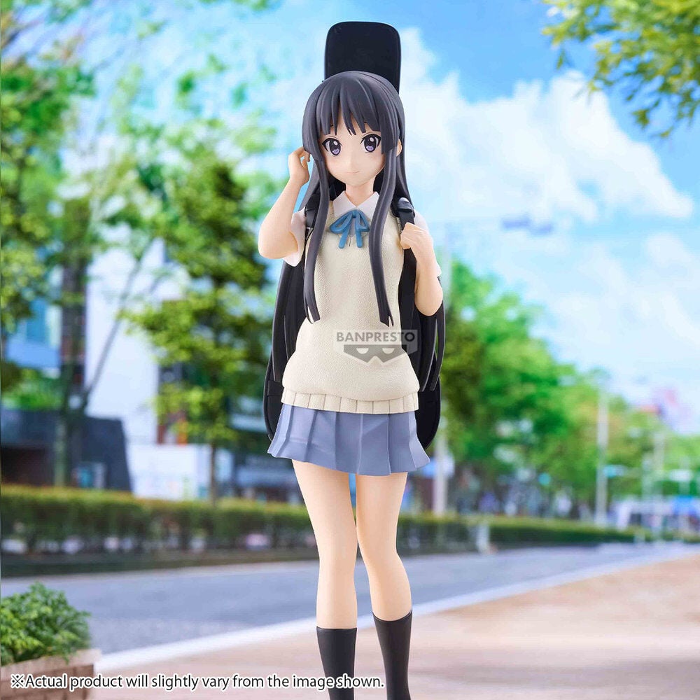 Figura Banpresto de Mio Akiyama de K-ON!! con uniforme escolar - 3