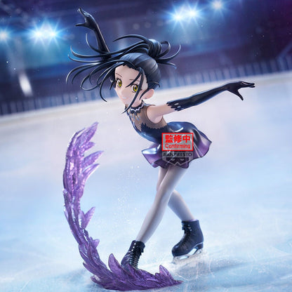 Figura de Hikaru Kamisaki de Medalist con efecto de alas heladas moradas - 3