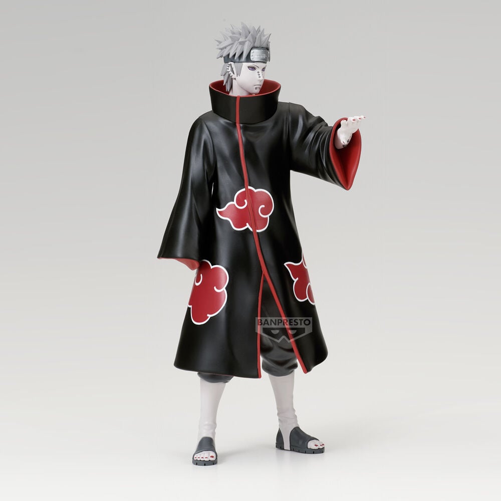 Figura de Pain de Naruto Shippuden con capa negra y nubes rojas - 3