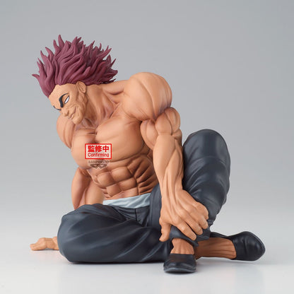 Figura de Yujiro Hanma de Baki sentado, 12 cm - 3