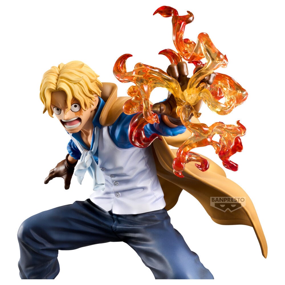 Figura de Sabo Grandista de One Piece con efecto de llamas - 4