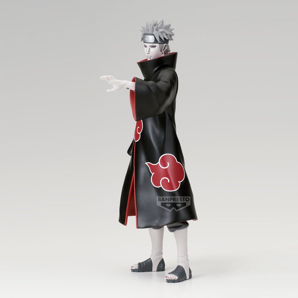 Figura de Pain de Naruto Shippuden con capa negra y nubes rojas - 4