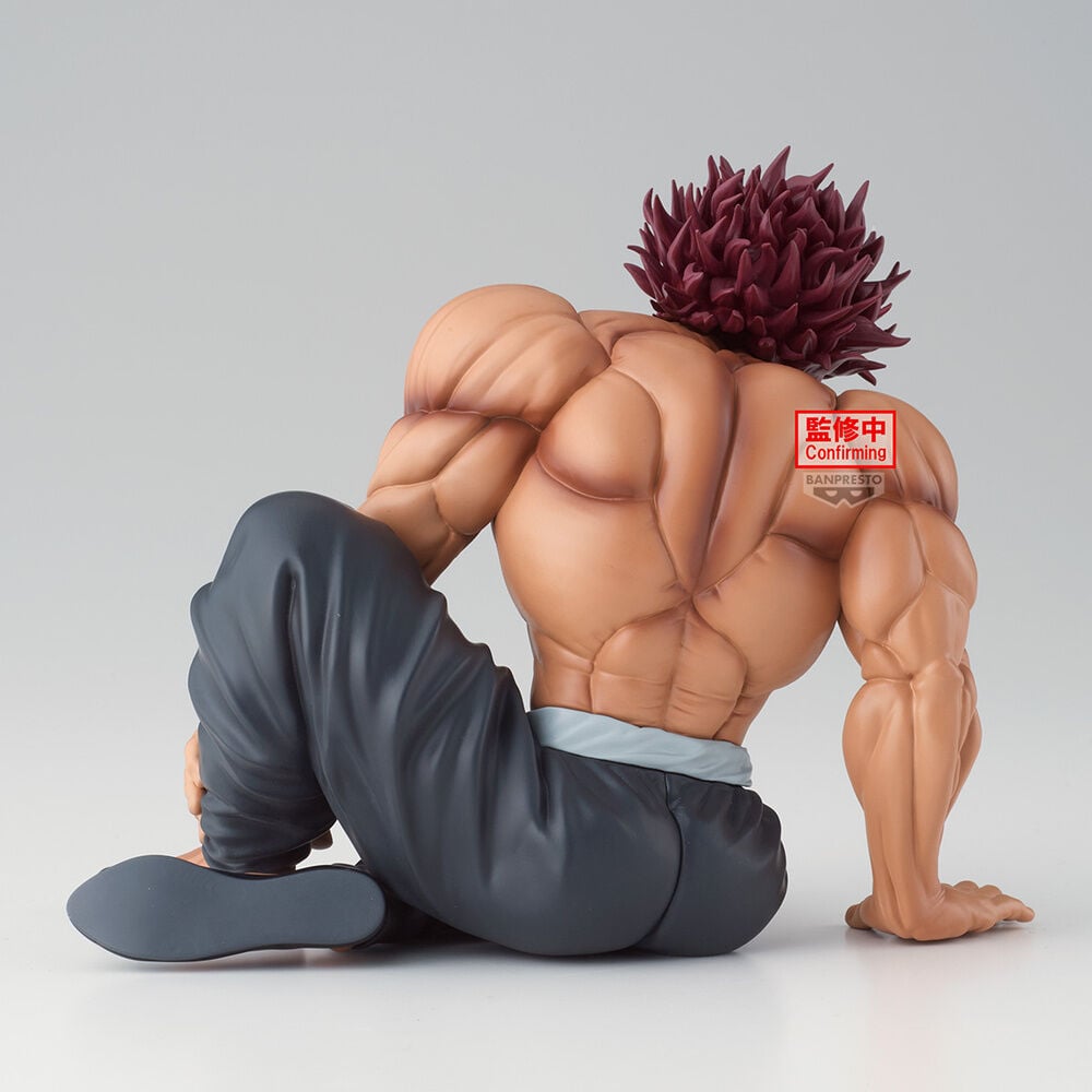Figura de Yujiro Hanma de Baki sentado, 12 cm - 4