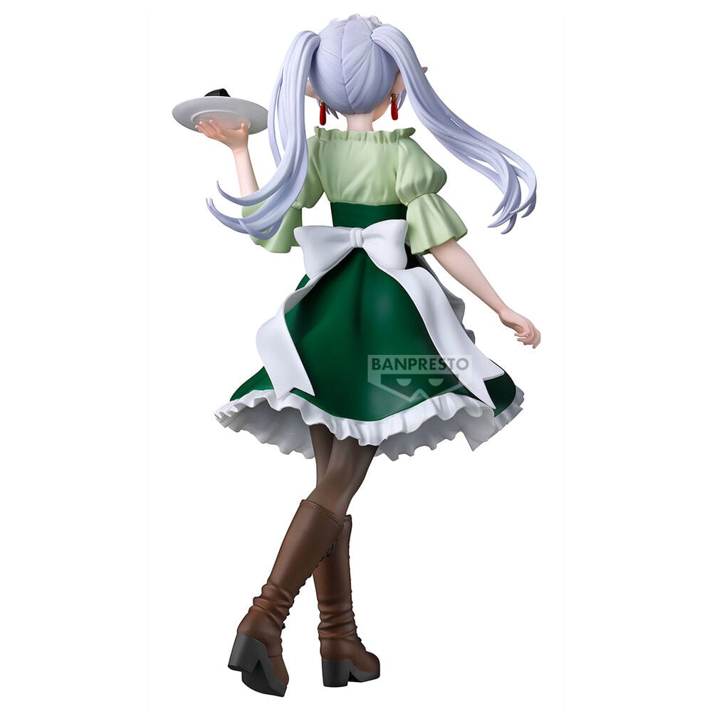 Figura de Frieren de 18 cm con vestido verde y bandeja - 4