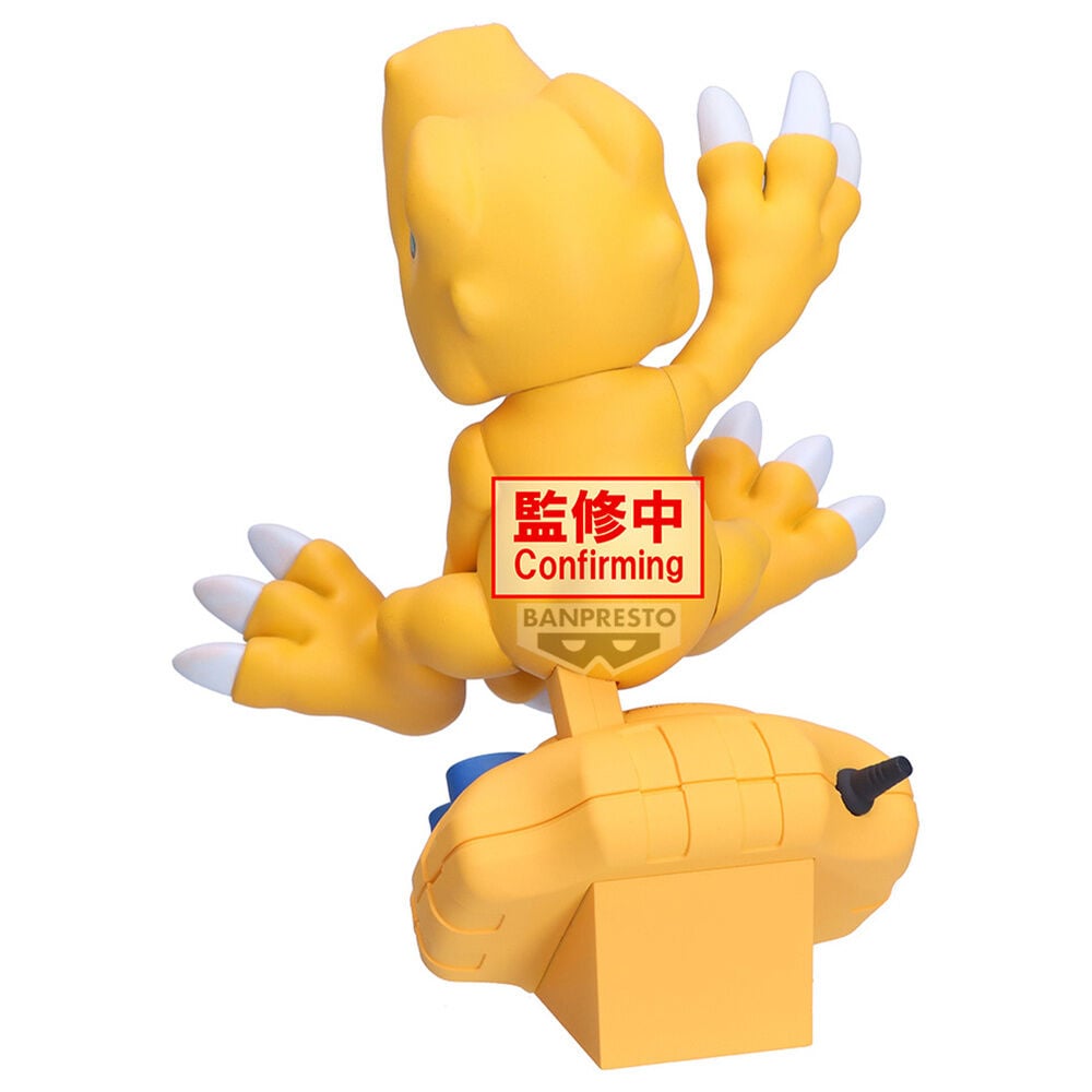 Figura de Agumon de Digimon Adventure sobre base inspirada en un Digivice - 4