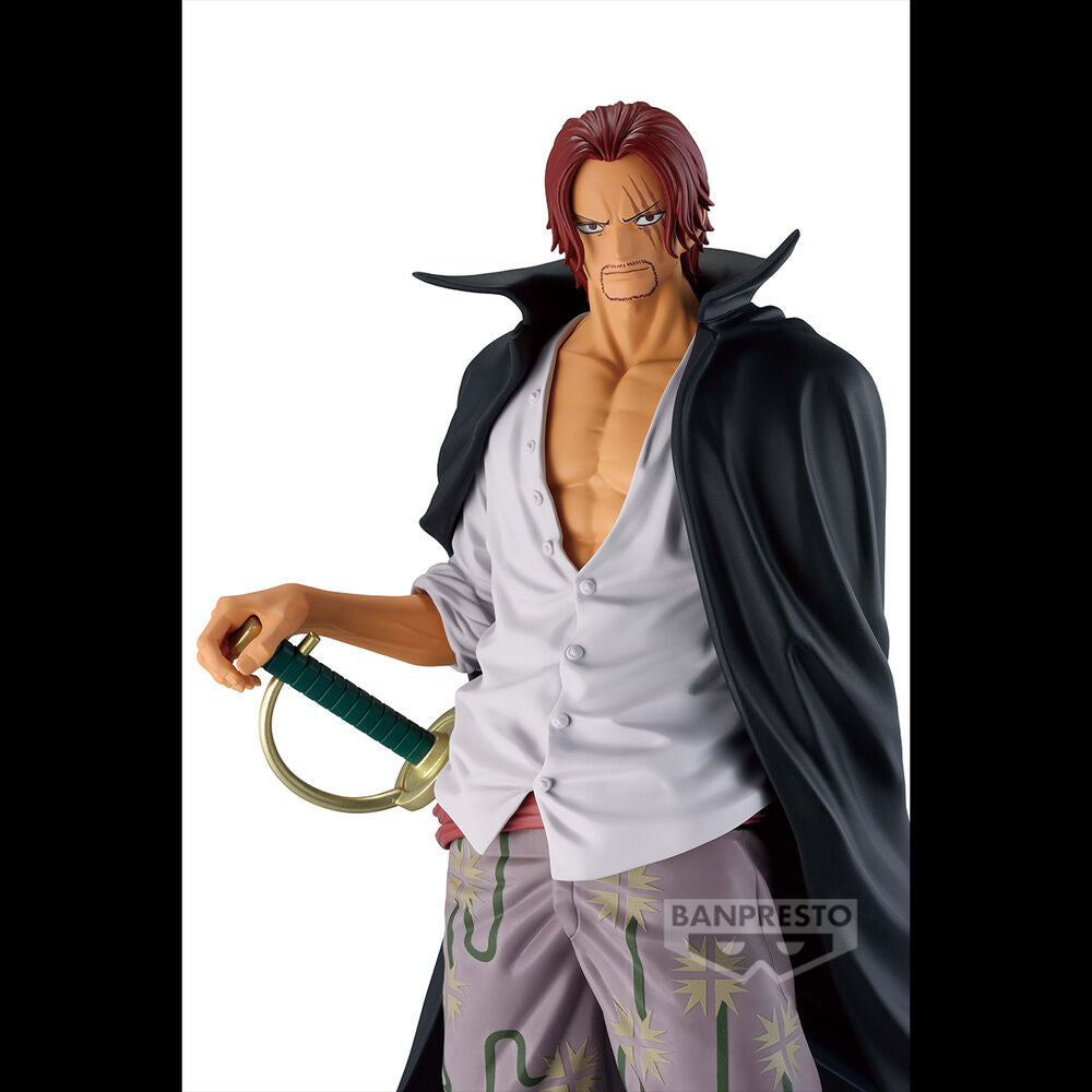 Figura de Shanks de One Piece con capa negra y espada - 4