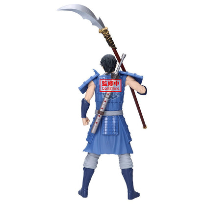 Figura Shin Grandista de Kingdom con armadura azul y arma de asta - 4
