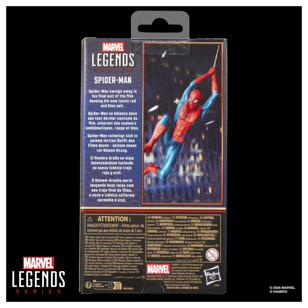 Figura articulada de Spider-Man Marvel Legends de 15 cm con accesorios - 11