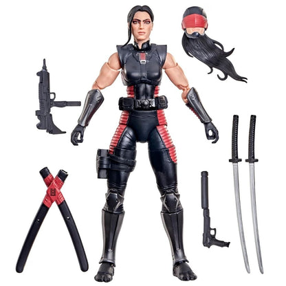 Figura articulada Snake Eyes Dawn Moreno de GI JOE con accesorios