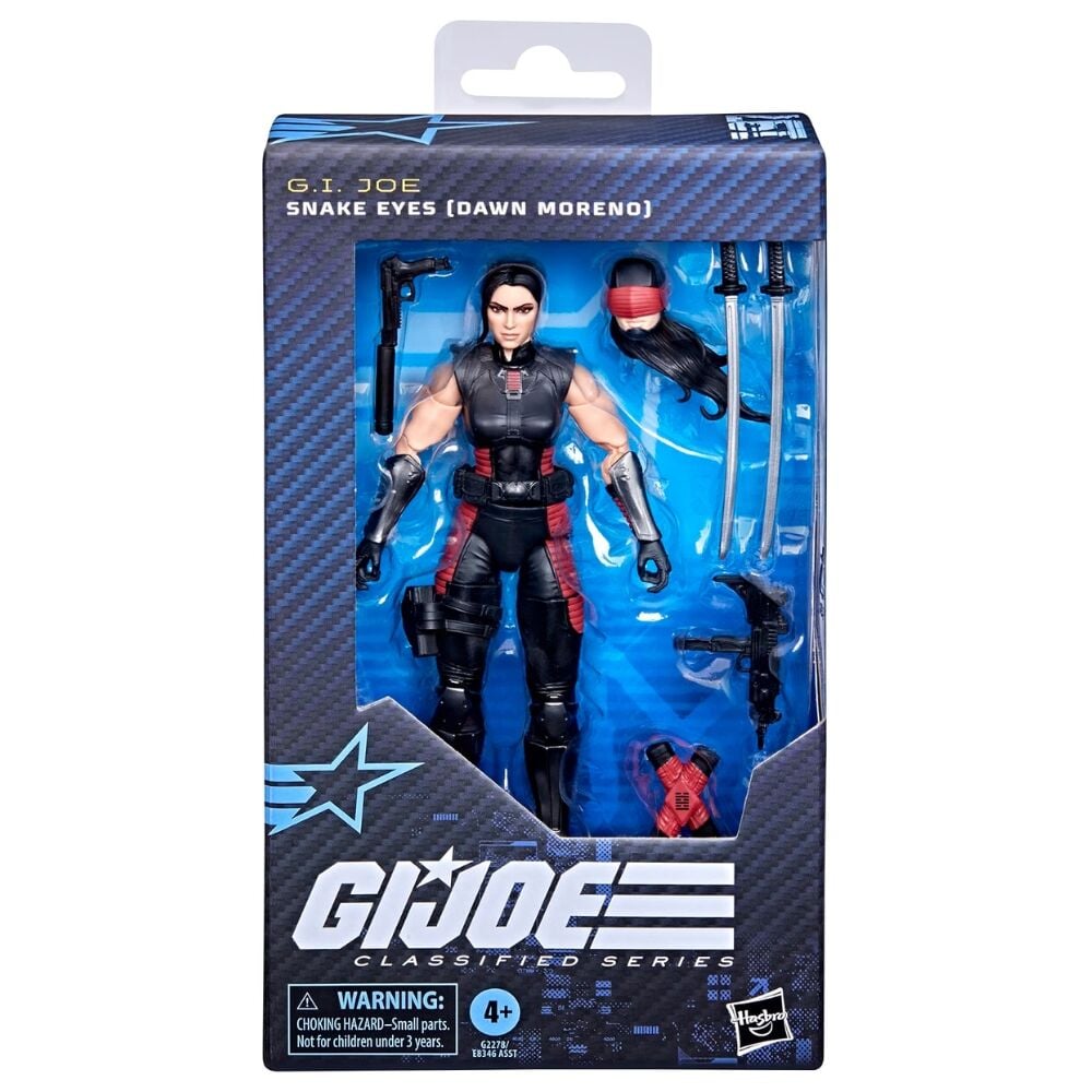 Figura articulada Snake Eyes Dawn Moreno de GI JOE con accesorios - 2